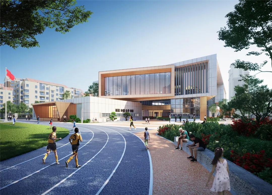 青岛夏庄三台新校区项目高密度社区中的教育之窗/北洋设计