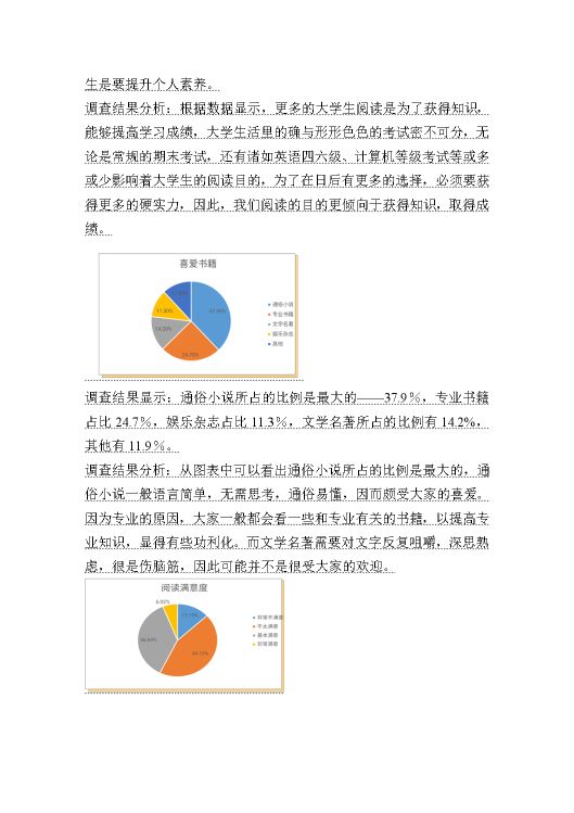 全民阅读调查报告,大学生阅读情况调查报告参考文献
