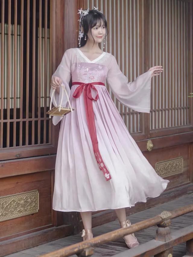 汉风格裙,汉元素女裙气质高级感