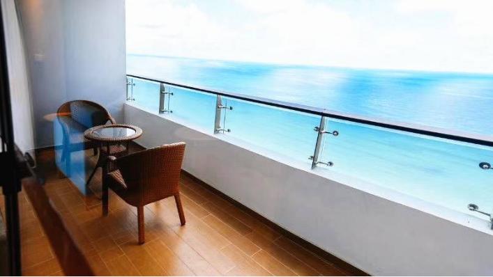 惠州离海超近的5星酒店!正海景+2人自助早晚+私家沙滩+无边泳池