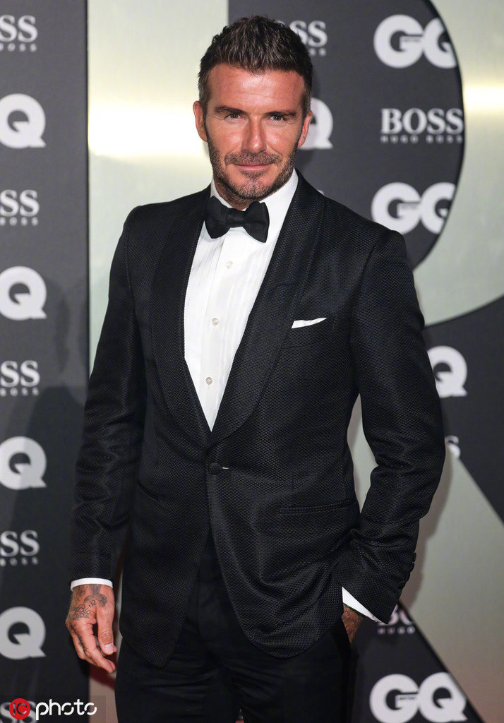 贝克汉姆和angelababy的合照,贝克汉姆和儿子颜值对比