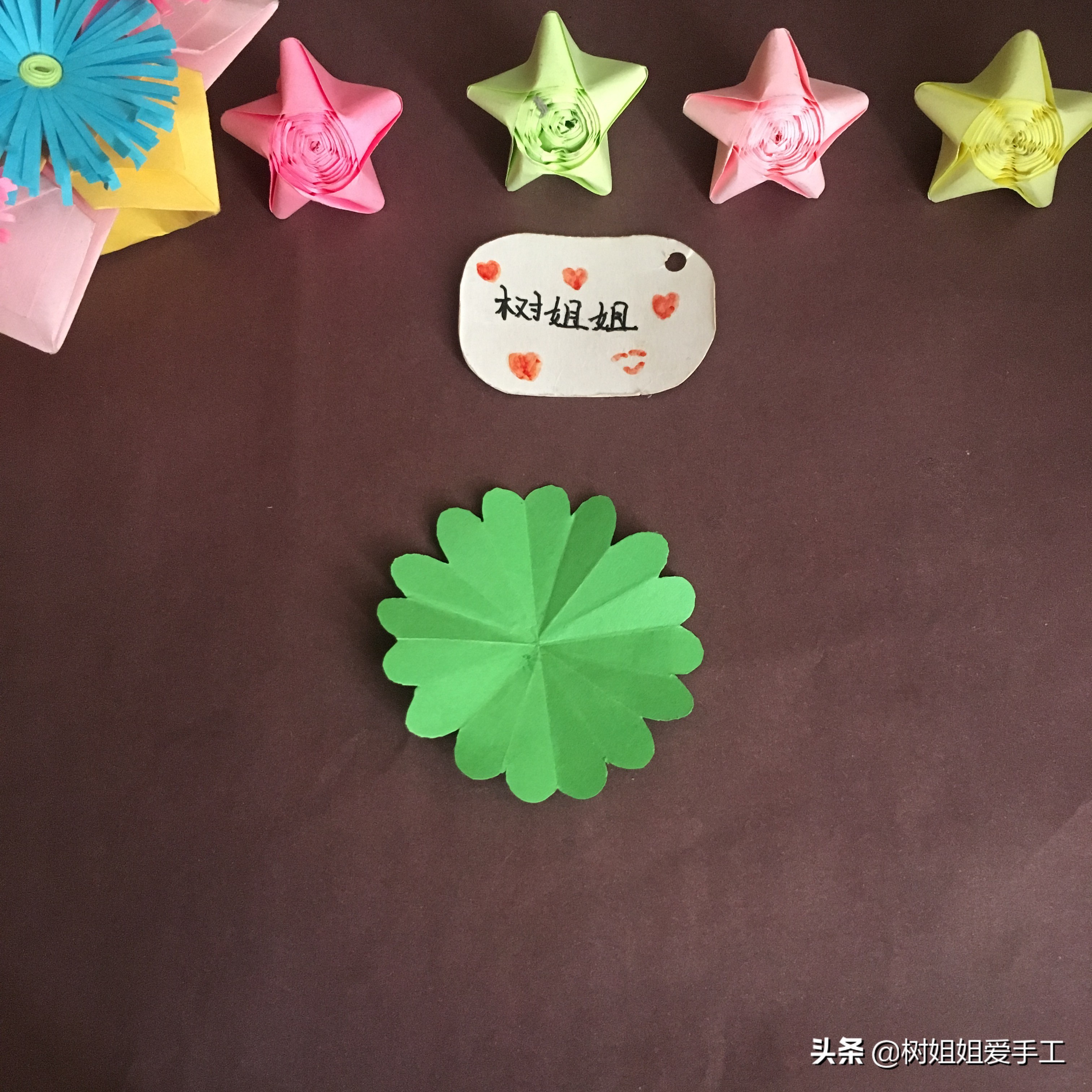 植物折纸：铜钱草盆景制作的方法（含花盆制作教程）