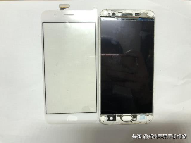 OPPO手机型号A59m更换外屏幕图文过程