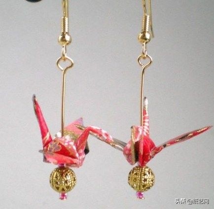 diy手工千纸鹤,diy千纸鹤挂件详细教程