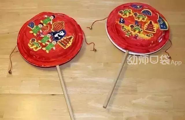 新年创意美术作品春节快乐,创意美术4-6岁新年鞭炮