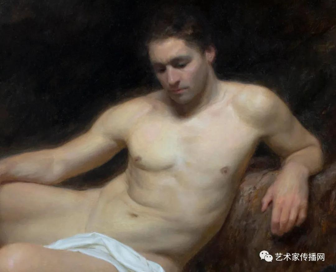 美国写实油画大师作品欣赏,写实油画中国女肖像脸部调色技巧