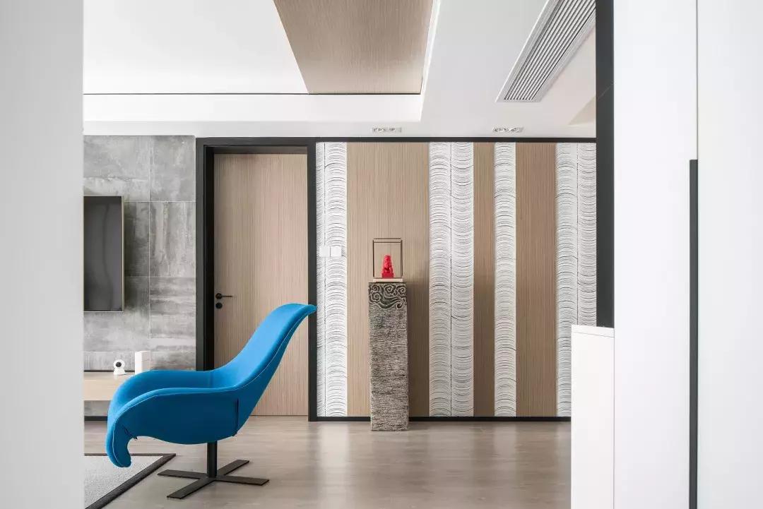 现代轻奢装修样板房140平高级灰,现代轻奢装修风格高级灰97平方