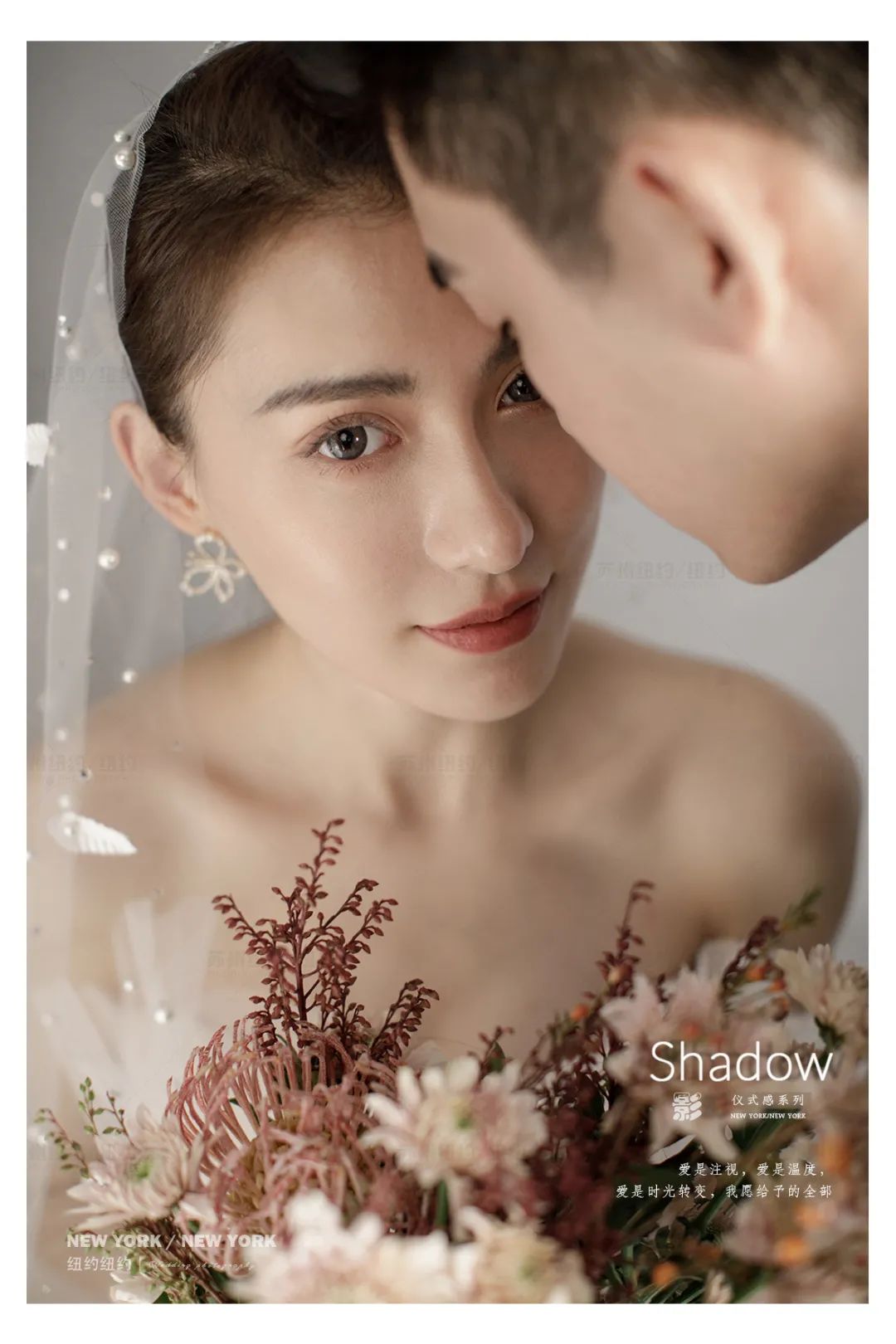 光影与温柔并存的婚照,清新简约主题婚照