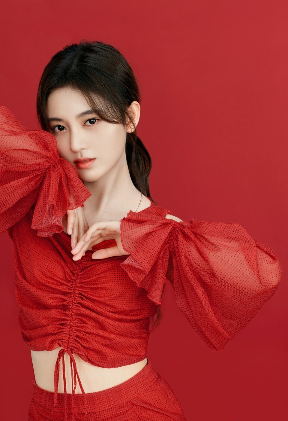 四千年美女鞠婧祎古装精美图片,四千年鞠婧祎眼神魅惑