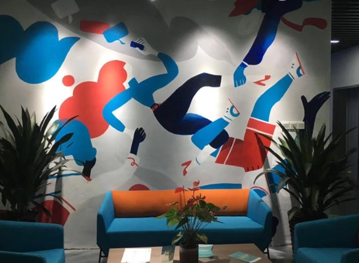 简单的办公室墙绘教程,2020最有创意的墙绘