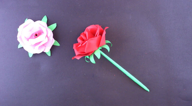 手残*党**也能学会的玫瑰花折纸，情人节送给女神惊喜，手工折纸详解