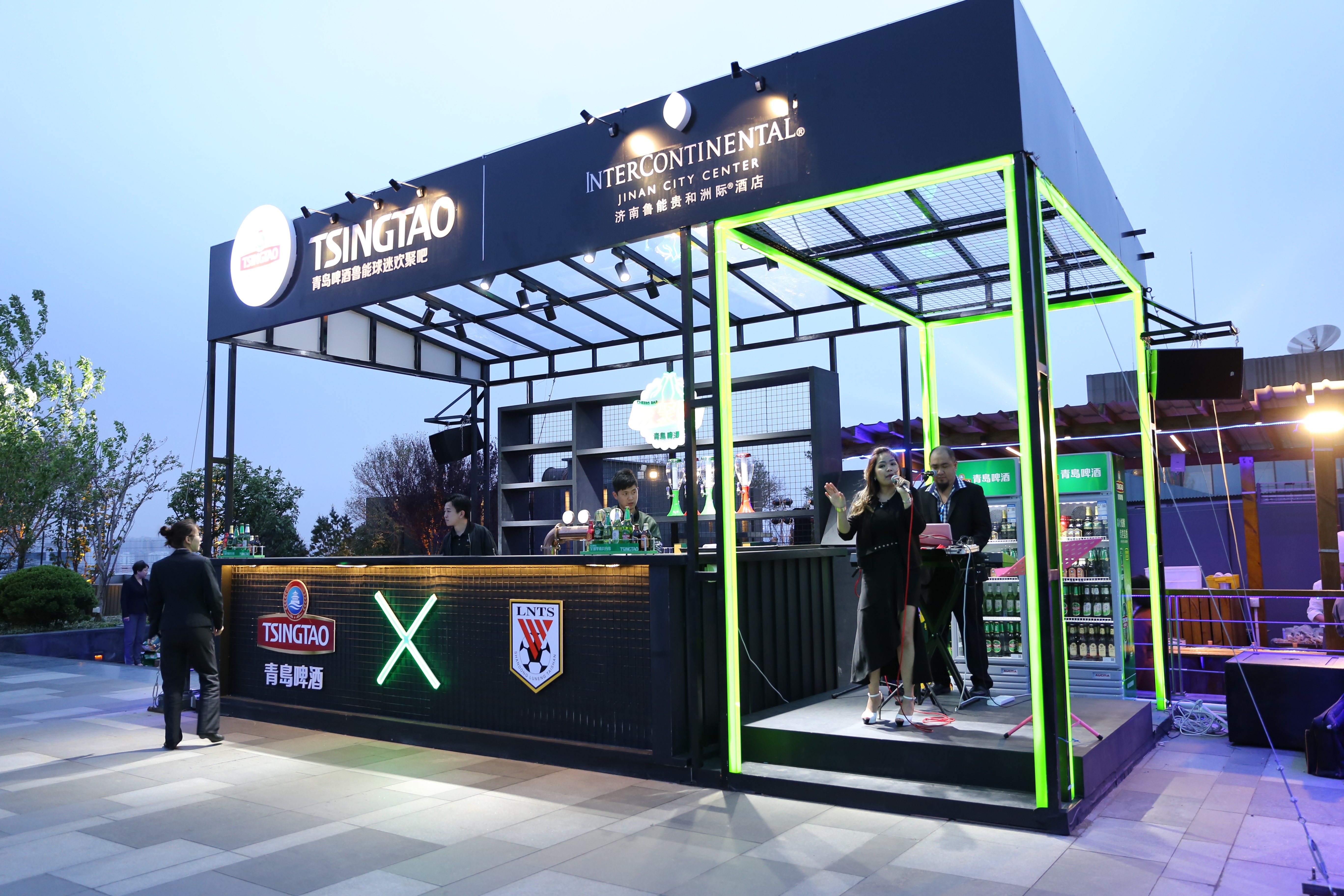青岛啤酒狂欢夜,青岛啤酒中超观赛派对河南