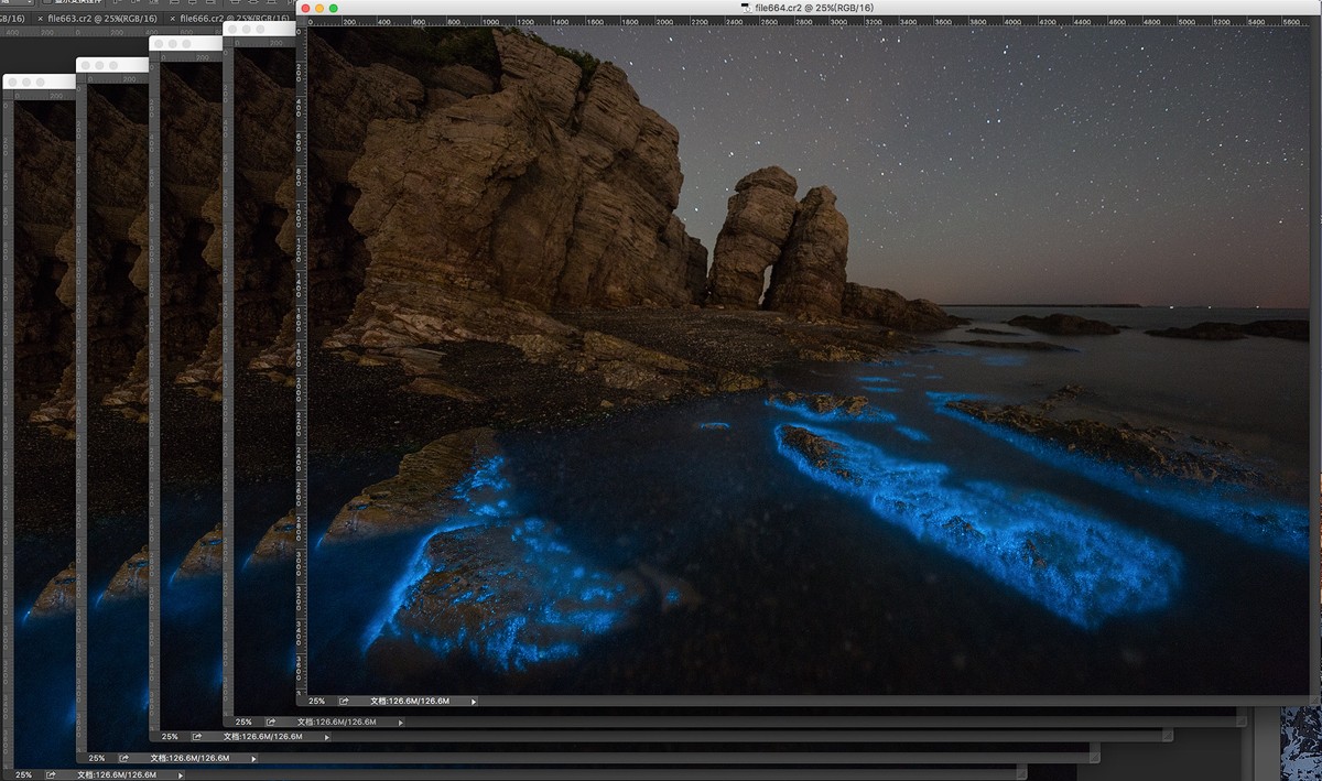 拍摄荧光海滩参数和技巧,夜晚怎么拍荧光海