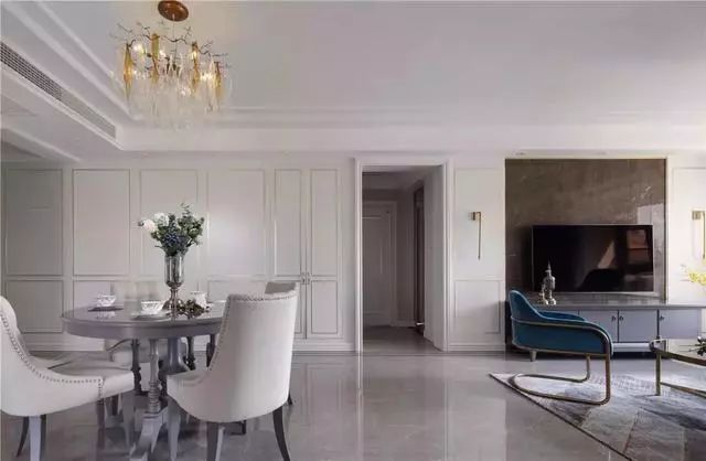 护墙板背景墙最新效果图,欧式护墙板背景墙装修效果