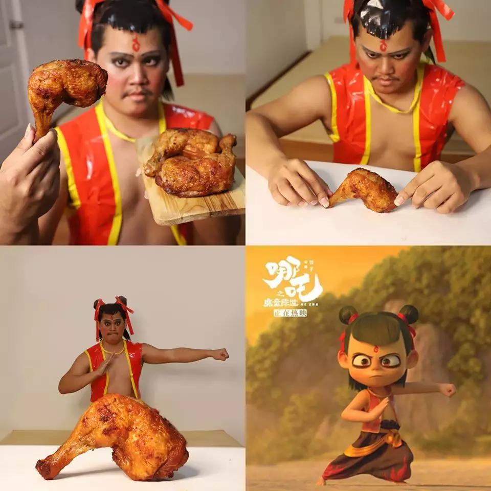 泰国“穷酸”小胖哥为了cosplay，家里的马桶都被玩坏了