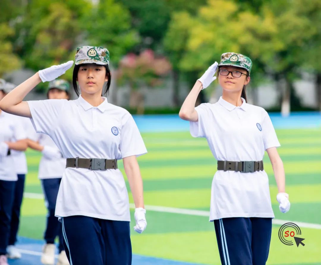 迎建党百年军训风采,青春飞扬军训