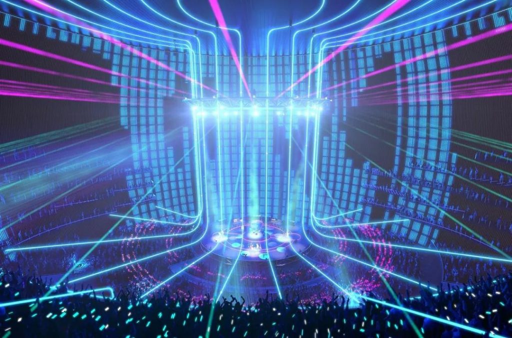 拉斯维加斯巨型球沉浸式体验,地标建筑拉斯维加斯