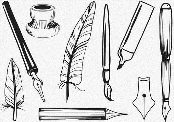 文艺复兴复古羽毛笔,最好看的复古羽毛笔
