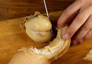 象拔蚌蚌肚能做刺身吗,象拔蚌刺身蚌胆泡饭