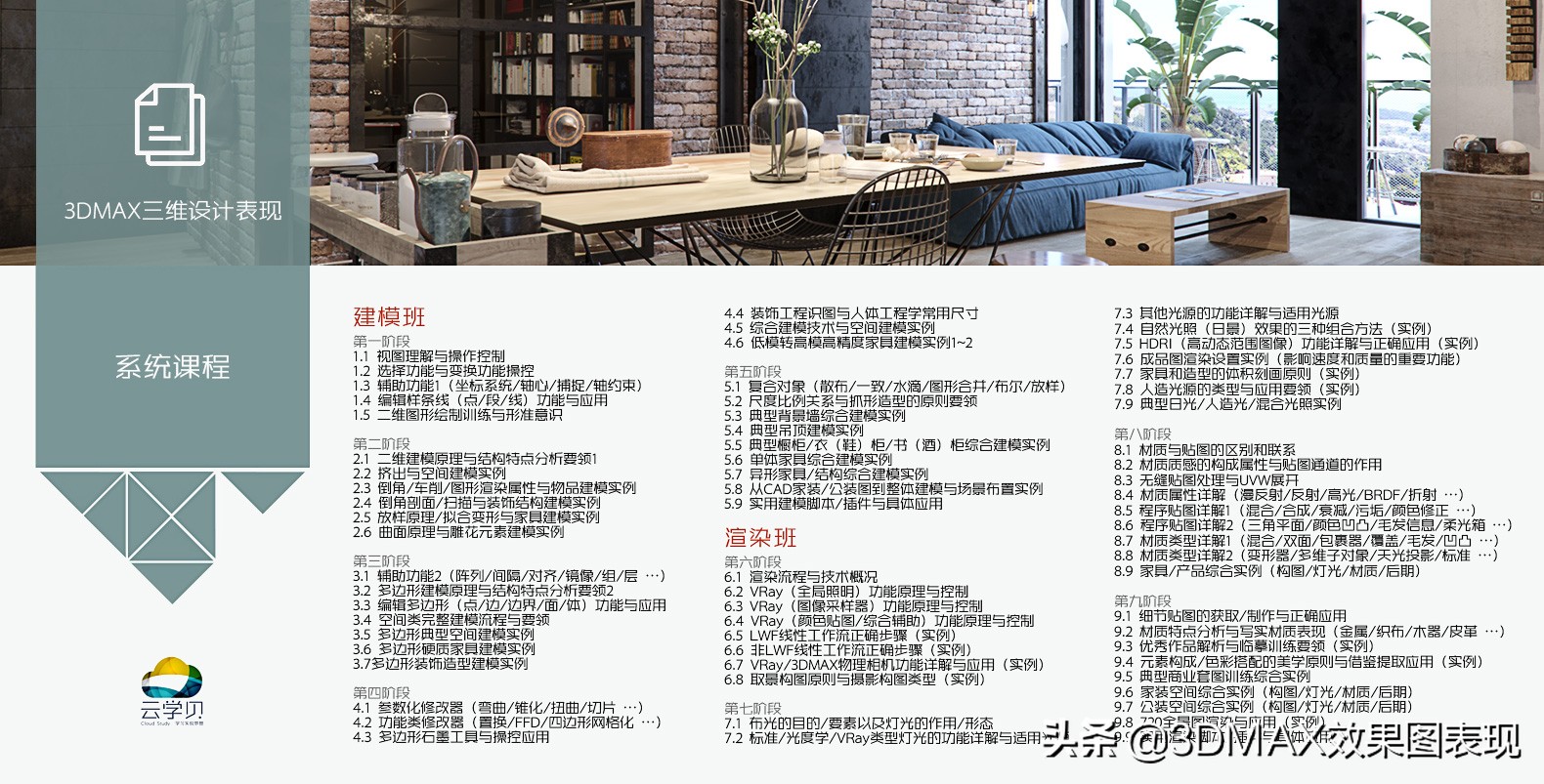 3dmax效果图课从零基础到精通,3dmax照片级渲染