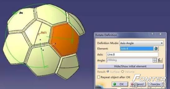 catia教程特征设计,catia绘制足球视频教程