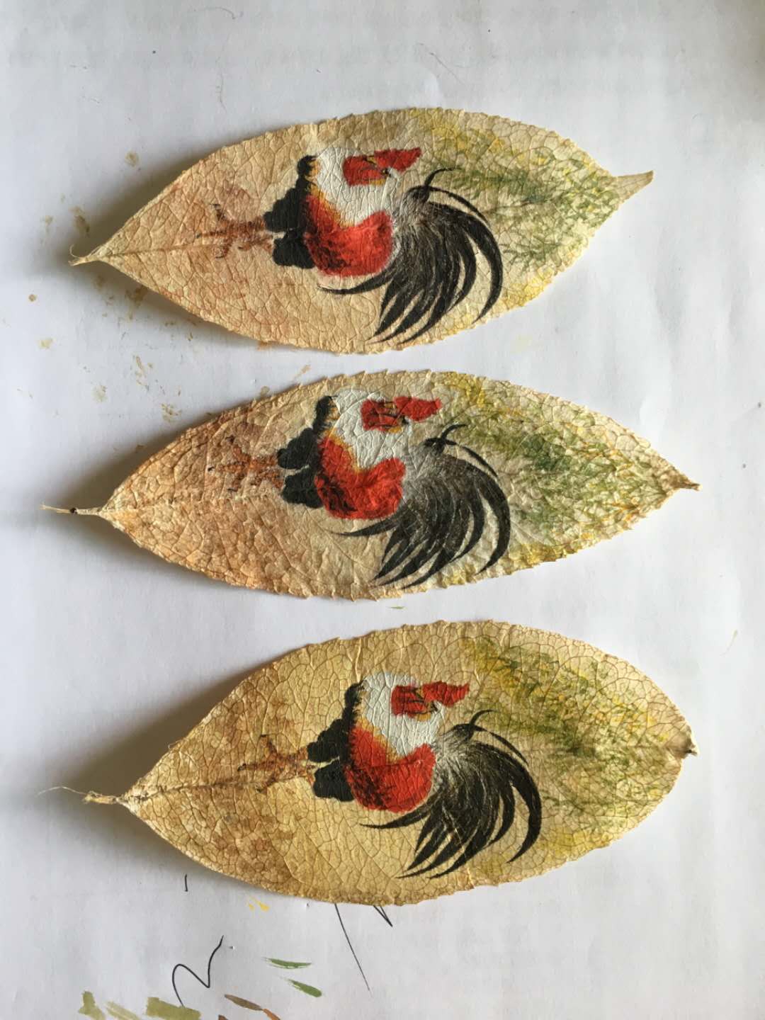 叶脉画黄石唯一创作者,资中非物质文化遗产叶脉画