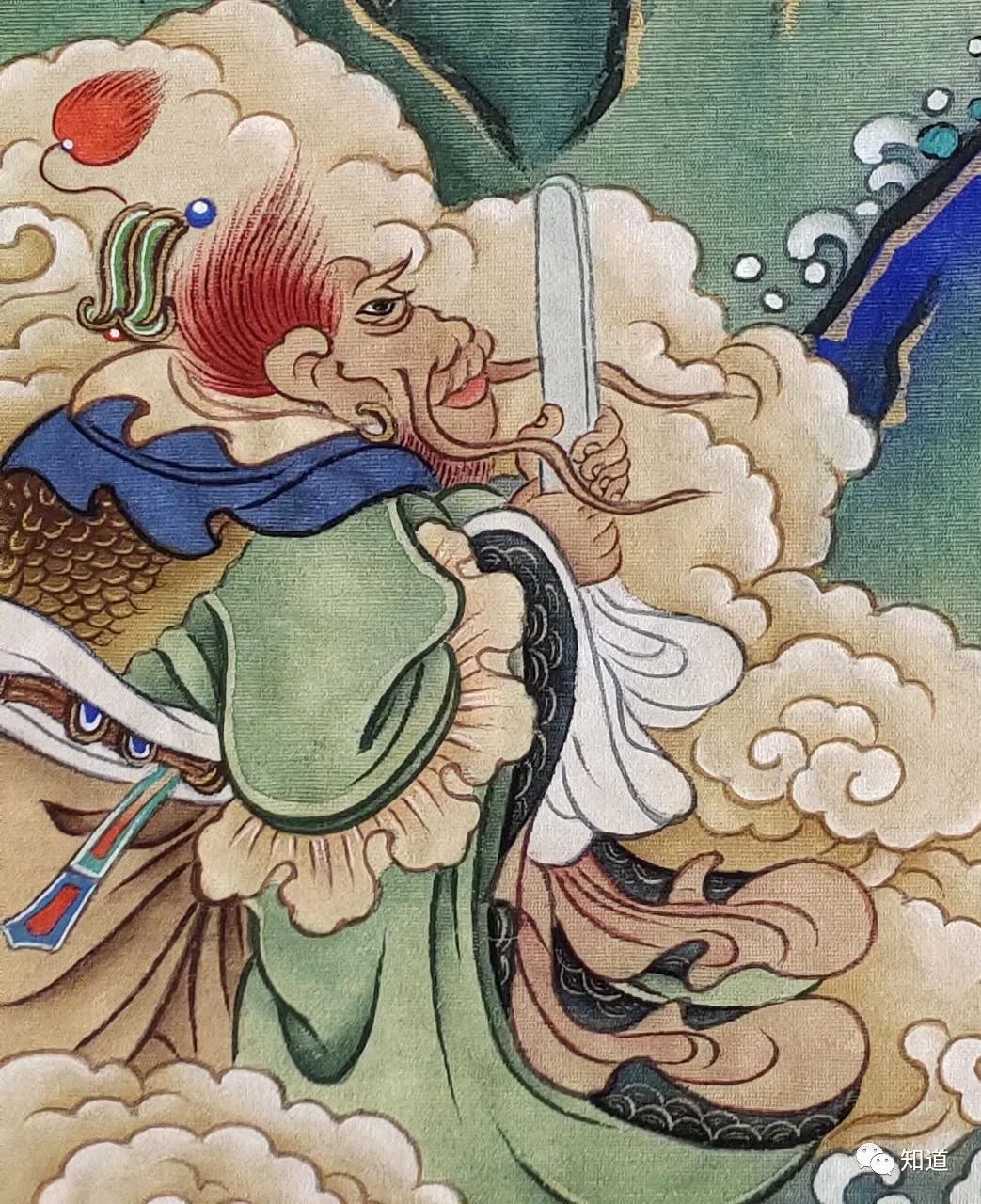 郑小语佛画作品,知道书画