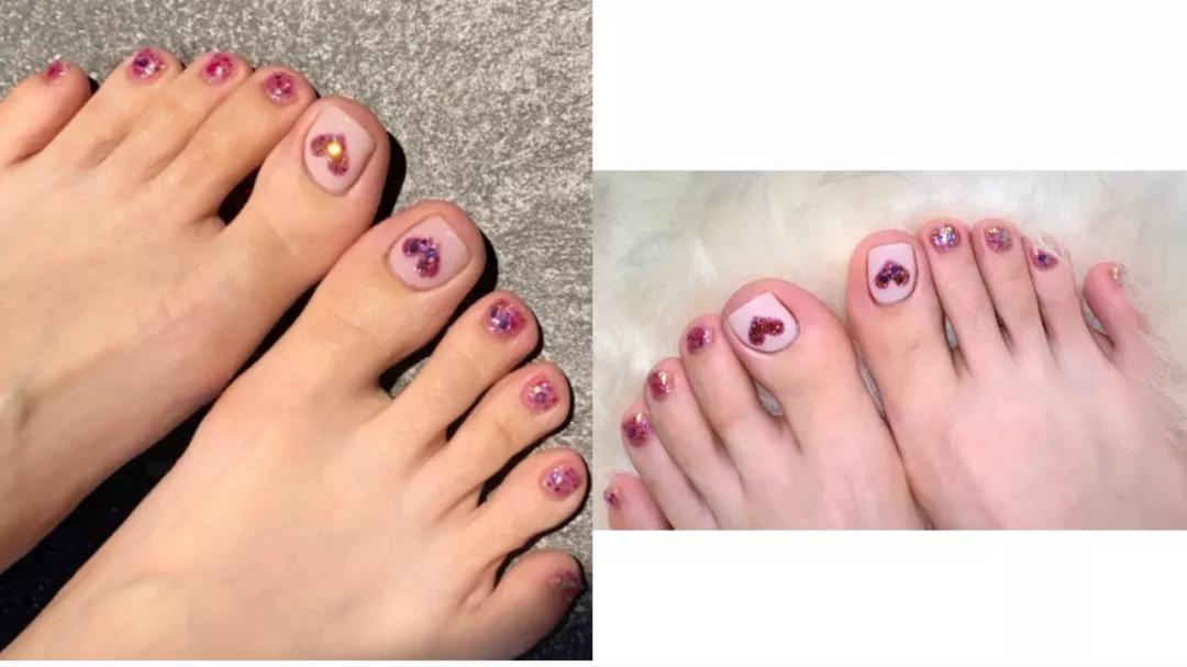 十个手指不同款式美甲随意发挥,大粗手适合的美甲简单款式