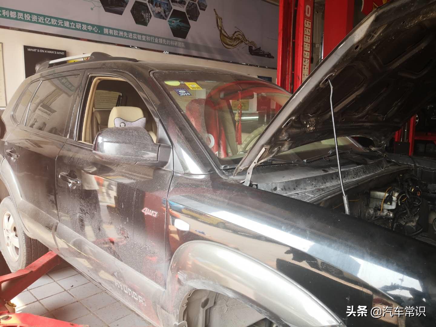 途胜行驶过程中加油没反应,现代途胜5万公里发动机漏油