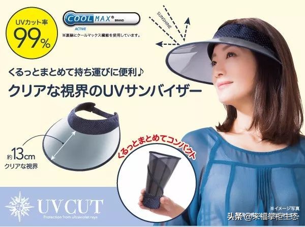 uv高倍防晒帽,可折叠遮阳帽uv防晒帽