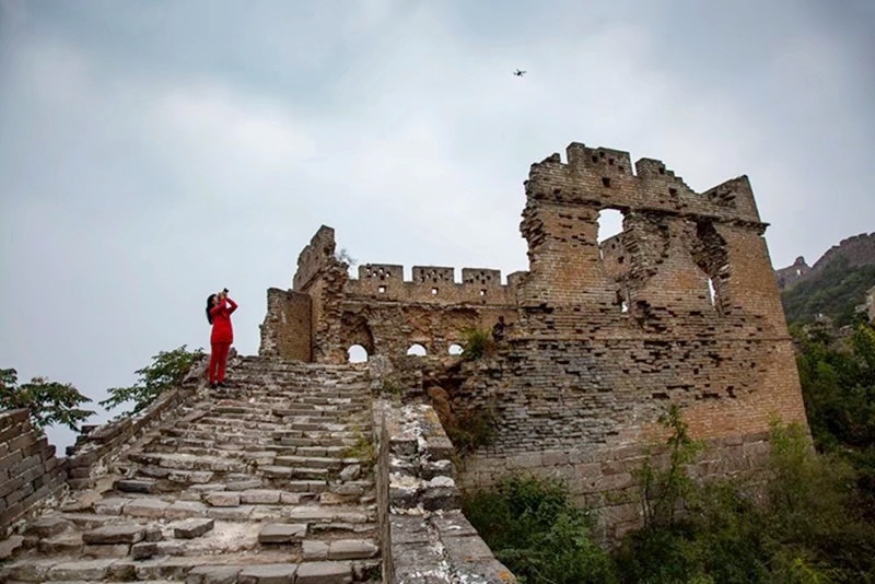 金山岭长城波澜壮阔,拍金山岭长城