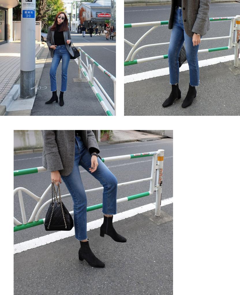 少穿这3个“长度”的靴子,百搭短靴推荐这双鞋超好看