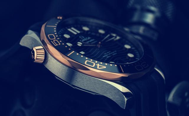 欧米茄海马100玫瑰金男表,欧米茄海马300sedna18k