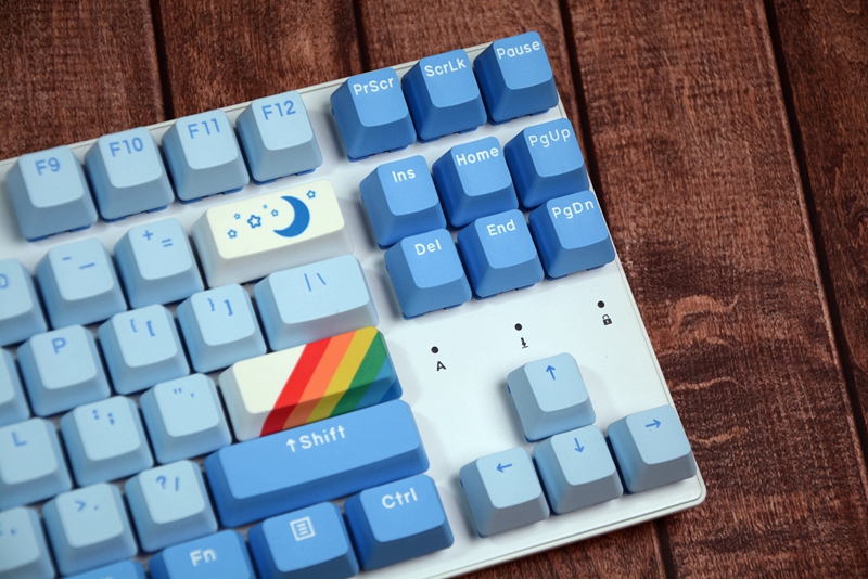 达尔优a84机械键盘开箱,达尔优键盘天空轴a87