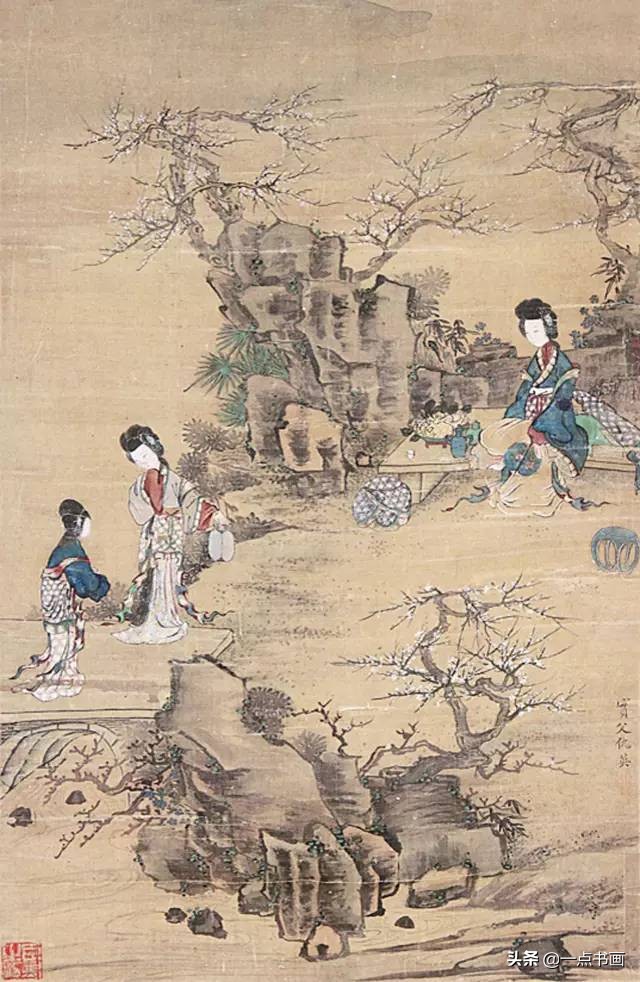 明仇英拍卖60亿的作品,明仇英桃源仙境图临摹