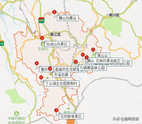 重庆綦江十大景点有哪些?自驾游玩如何安排行程路线?