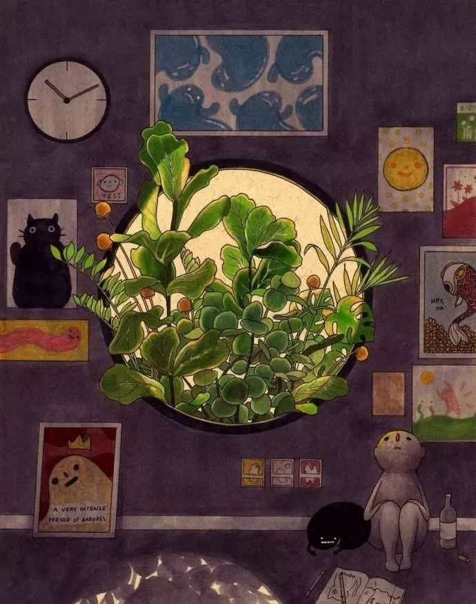 插画师孤独,插画孤独作品