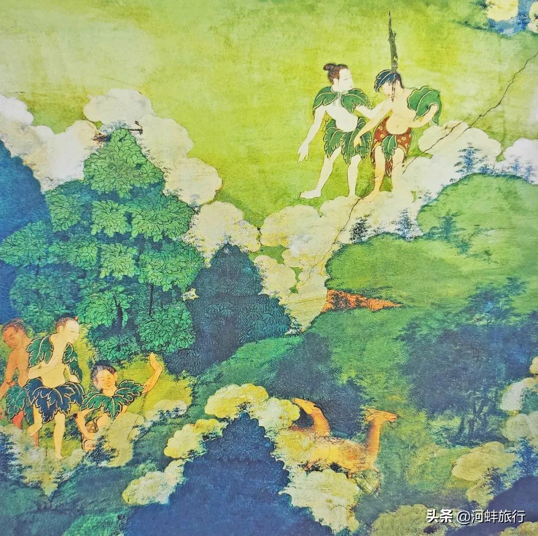 布达拉宫壁画西藏历史,吐蕃国布达拉宫壁画