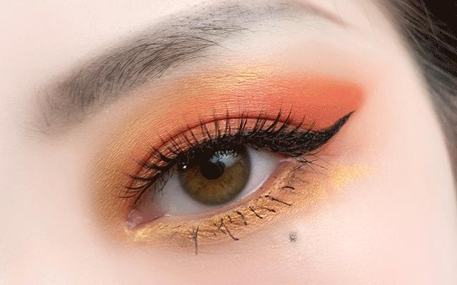 venusmarble九色眼影测评,橘朵的单色眼影新版和旧版对比