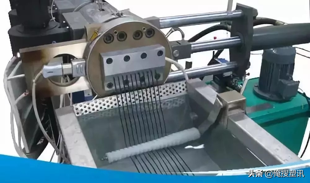 塑料颗粒造粒老是断线怎么回事,塑料造粒中的黑点