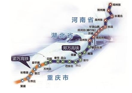 重庆规划八条高铁经过的区县,重庆高铁新开工项目