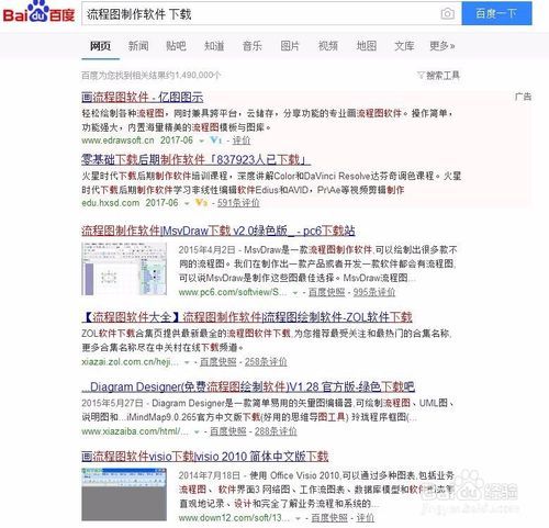 怎样用流程图画程序,如何使用描图软件