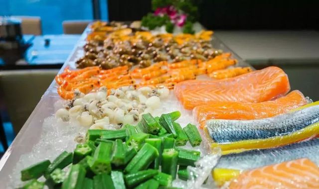 快收藏美食,广州小蛮腰附近海鲜自助餐600元的