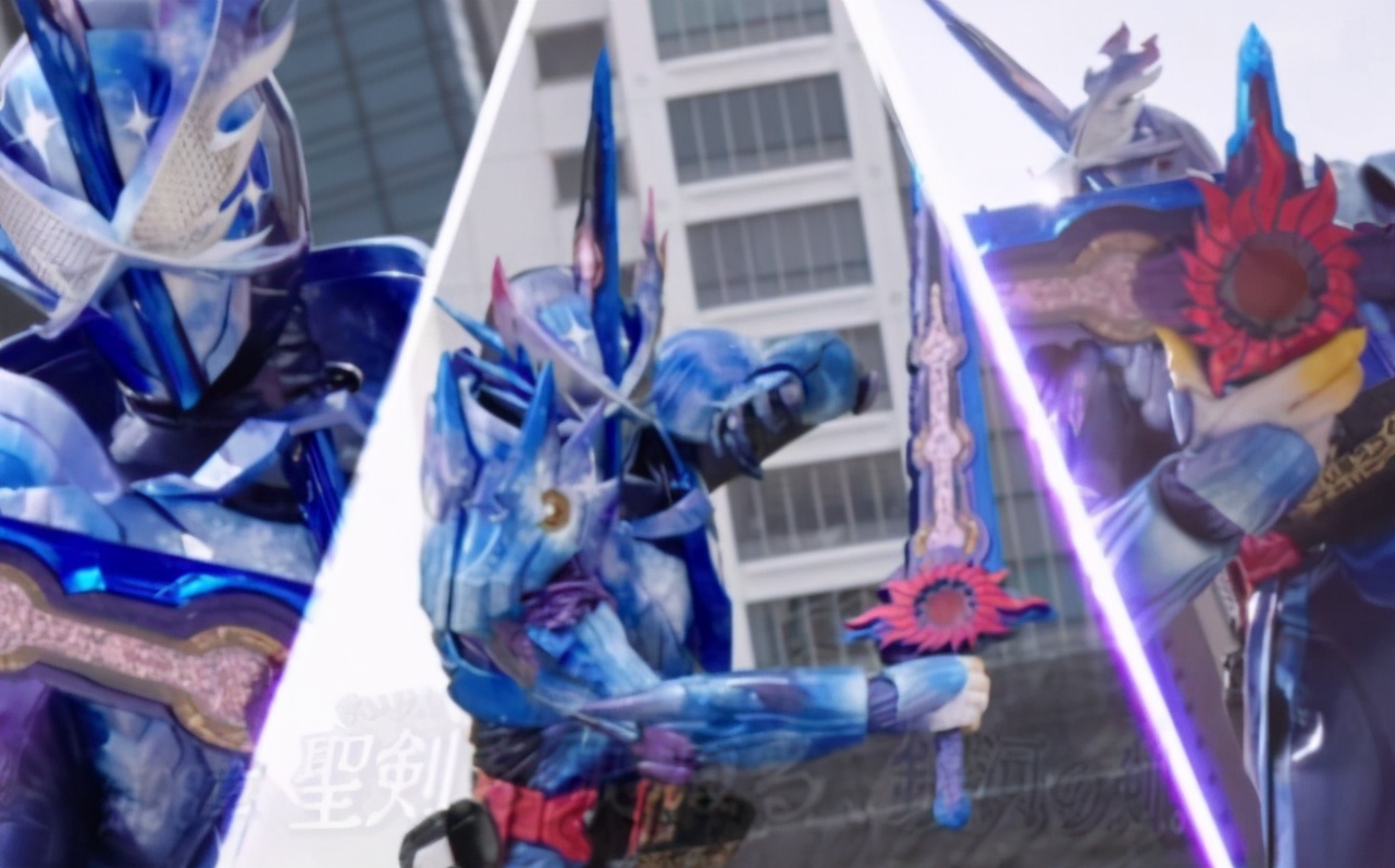 假面骑士双剑武器,假面骑士圣刃光暗双剑