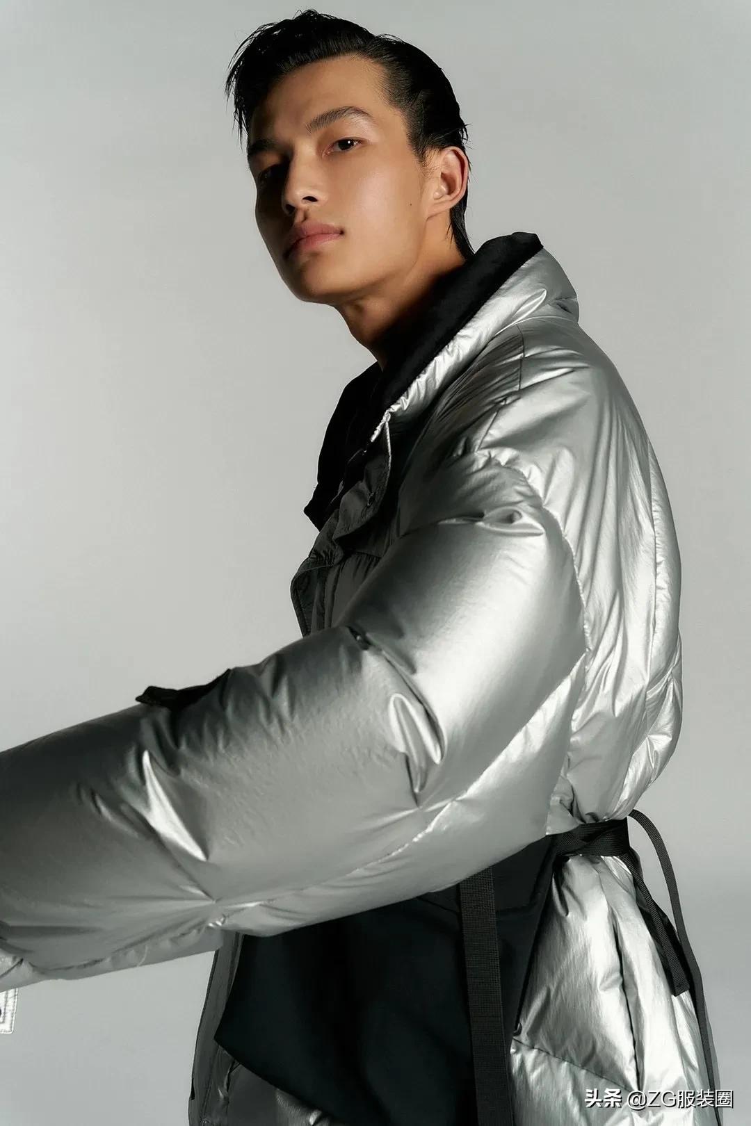 羽绒服gxg中长,羽绒服时尚潮流高级感