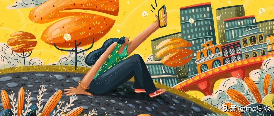 简单又能让人眼前一亮的插画配色,一组很有视觉震撼力的插画作品