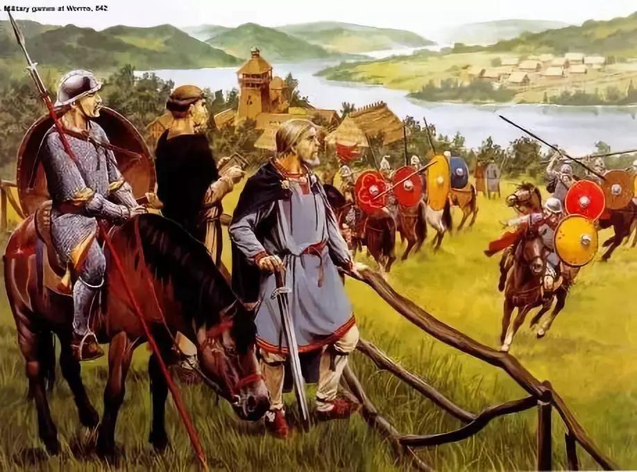 中世纪马背长矛对决视频,中世纪骑马决斗名场面