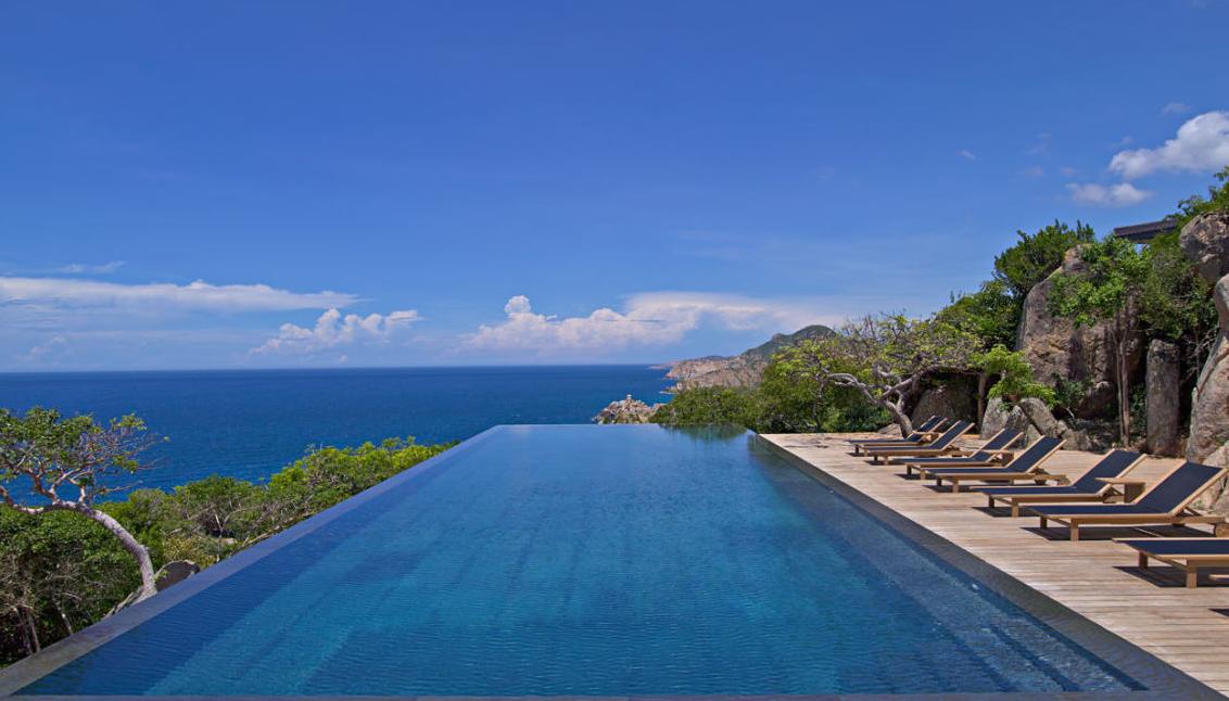 越南芽庄5星酒店推荐,越南芽庄安缦酒店景观