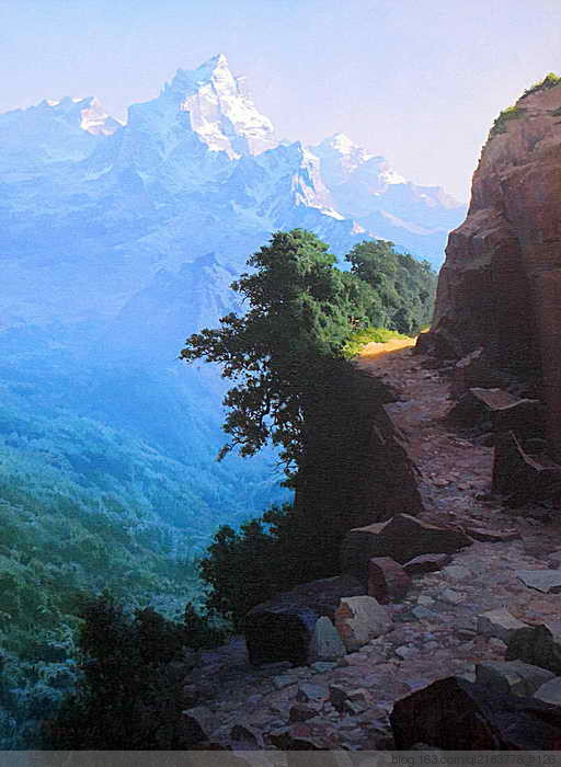 俄罗斯画家画水风景,俄罗斯远山风景油画100幅