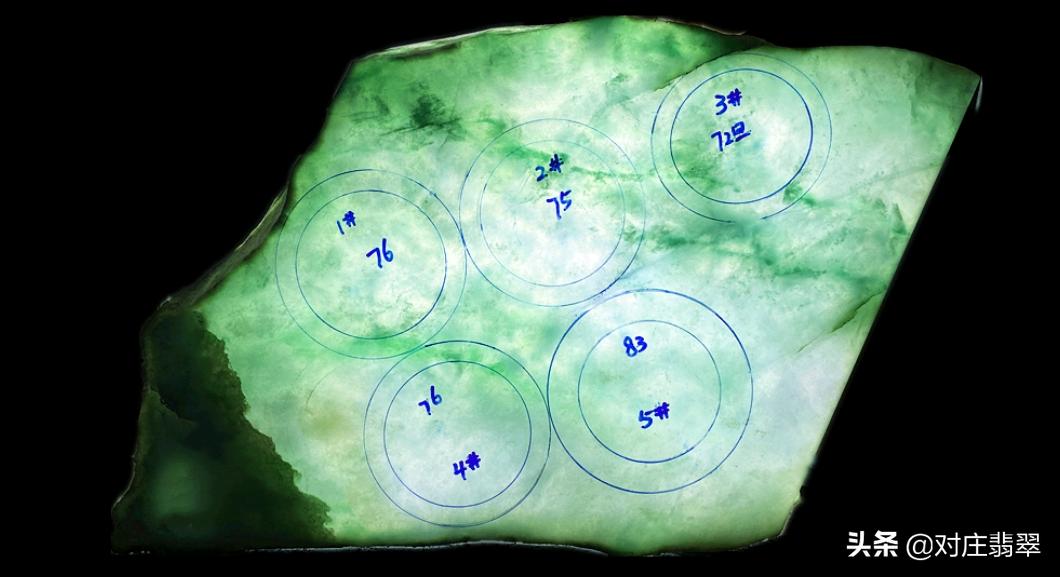 翡翠板料设计,翡翠定制板料怎么看色